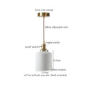 GobekUsa Beige Ceramic LED Pendant Lamp for Home and Commercial Spaces
