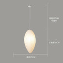 GobekUsa Akari Rice Paper Pendant Lamp for Living Room Bedroom, LED Hanging Light