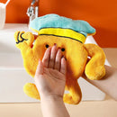 GobekUsa Cartoon Microfiber Hand Towel for Kitchen & Bathroom Decor