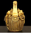 GobekUsa Copper Treasure Bowl Money Jar for Home Decor