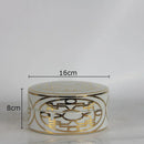 GobekUsa Gold Geometric Storage Jar Set