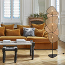 GobekUsa Leaf Grid Handmade Rattan Screen Chandelier for Modern Living Room and Bedroom
