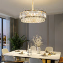 GobekUsa Crystal Chandelier: Elegant Modern Lighting for Living Room, Bedroom, and Restaurant.