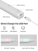 GobekUsa LED Sensor Cabinet Light for Home Kitchen Night Bar USB Rechargeable