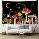 GobekUsa Butterfly Mushroom Tapestry Wall Hanging - Psychedelic Bohemian Home Decor