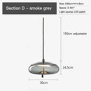 GobekUsa BROKIS Knot Glass Pendant Chandelier Luminaria Deco Bedside Lamp