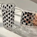 GobekUsa Black Rattan Frame Glass Cups Set - High-Value Drinkware Gift