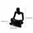 GobekUsa Abstract Thinker Resin Figurine for Home Office Decor