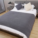 GobekUsa Cozy Knitted Sofa Blanket with Tassels - Versatile Home Decor and Wrap
