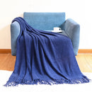 GobekUsa Knitted Pineapple Grid Throw Blanket - Nordic Sofa Blanket for Home Decor