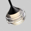 Black Water Drop Acrylic LED Pendant Light