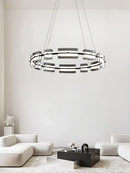 GobekUsa Glass Restaurant Chandelier, High-End All Copper Lighting Fixture