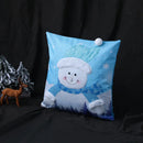 GobekUsa Christmas Embroidered Pillowcase 45x45cm - Festive Home Decorative Cushions