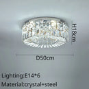 GobekUsa Crystal Ring LED Ceiling Lamp for Modern Luxury Living
