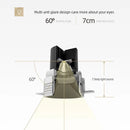 GobekUsa 7W CRI97 LED Downlight: Dimmable, Frameless, Anti-glare Spot Light