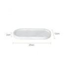 GobekUsa Calacatta Marble Vanity Tray for Perfume Candles Jewelry Luxury Home Decor