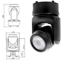GobekUsa 300mW RGB Moving Head Laser Light - DMX512 Club KTV Disco Animation