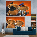 GobekUsa Capybara Club Humor Tapestry 90x150 Funny Wall Hanging Carpet Bedroom Decor