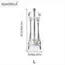 GobekUsa Acrylic Manual Pepper Grinder | Transparent Salt and Spices Mill Shaker