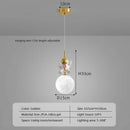 GobekUsa Astronaut Moon LED Pendant Light for Children's Room, Nordic Iron Design.