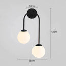 GobekUsa Glass Ball LED Wall Lamp for Modern Living Room Decor