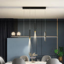 GobekUsa Black Gold Pendant Lamp | Modern Indoor Light for Dining Room & Kitchen