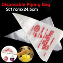 GobekUsa 50-Piece Disposable Pastry Bags Set for Cake Decoration and Baking