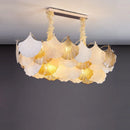 GobekUsa Ginkgo Art Deco Dimmable Chandelier for Dinning Room