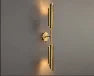 GobekUsa Gold LED Wall Lamp Indoor Copper Sconce for Living Room Bedroom