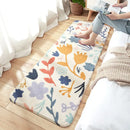 GobekUsa Cozy Faux Lamb Wool Bedside Rug for Bedroom Decor Anti-Slip Soft Living Room Carpet