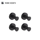 GobekUsa Bathroom Hardware Set: Towel Rack, Toilet Brush, Paper Holder, Soap Dispenser, Towel Bar, Hook