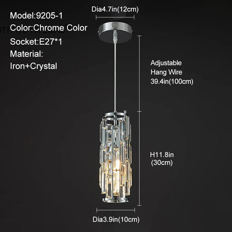 GobekUsa Gold Crystal Chandelier: Elegant Dining Room Pendant Lighting, photo 13 of 15