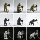 GobekUsa King Kong Resin Night Light: Customizable LED Table Lamp for Modern Living Spaces