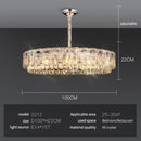 GobekUsa Crystal Ring Chandelier: 2024 Luxury Bedroom Dining Room Lighting
