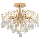 GobekUsa Crystal Chandelier | Luxury Living Room Light | Creative Elegant Lighting