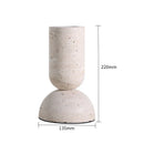 GobekUsa Archway Shape Travertine Sculpture Figurine Statue for Home Decor