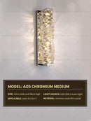 GobekUsa Crystal Wall Lamp: Elegant Living Room TV Background Bedroom Bedside Light