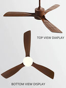 GobekUsa 3-Blade DC Ceiling Fan with LED Light & Remote Control.