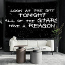 GobekUsa Black Sky Art Tapestry: Lil Peep Aesthetic Dorm Decor for Mysterious Vibes