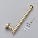 GobekUsa Bathroom Hardware Set Shelf Paper Holder Hook Towel Rack Ring Bath Accessories