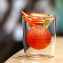 GobekUsa Golf Ball Double Tumbler: High Borosilicate Thickened Glass Cup