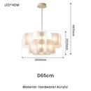 GobekUsa LED Chandelier: Luxe Fingerprint Design for Living Room, Bedroom, Hotel Lobby