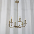 GobekUsa Iron Art Chandelier Lights for Dining Living Room Kitchen - E14 Candle Fixtures