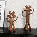 GobekUsa Abstract Flower Man Alien Sculpture Home Decor Figurine