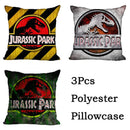 GobekUsa Jurassic Park Dinosaur Pillowcase Cover for Living Room Sofa and Chair