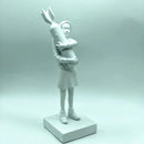 GobekUsa Bomb Hugger Girl Resin Statue Sculpture for Home Decor and Desk Ornament