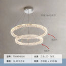 GobekUsa Crystal Chandelier Ring - Elegant Light Luxury for Living Room, Dining Room & Bedroom