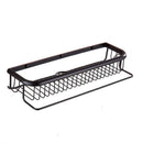 GobekUsa Gold Brass Bathroom Shelf with Towel Hanger, Shampoo Holder, and Basket
