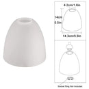 GobekUsa Frosted Glass Shade for E27 E26 Ceiling Fan Wall Light Pendant Lamp