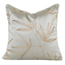 GobekUsa Gold Quatrefoil Geometric Jacquard Pillow Cover - Luxury Home Decor
